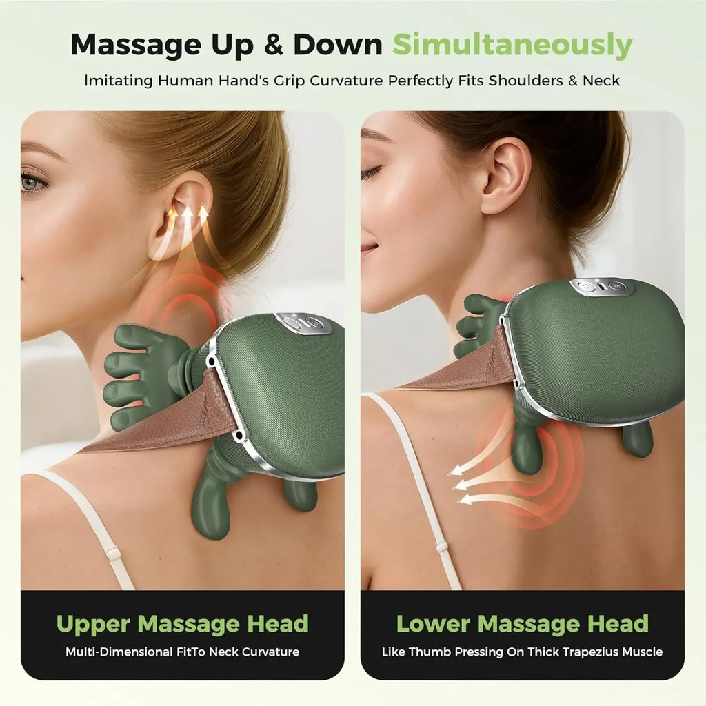 Appareil de Massage Shiatsu Pour la Nuque et Les Epaules - Soulagement des Douleurs