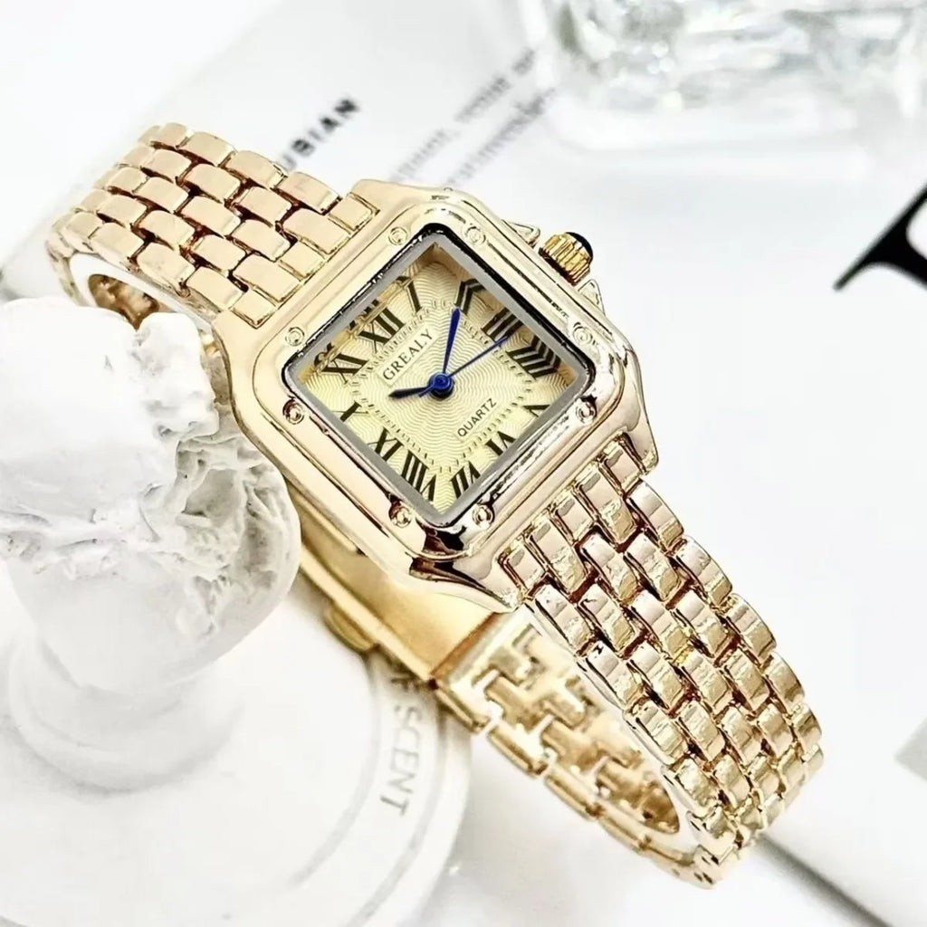 Montre Femme Éclat Impérial – Acier & Cristaux Raffinés
