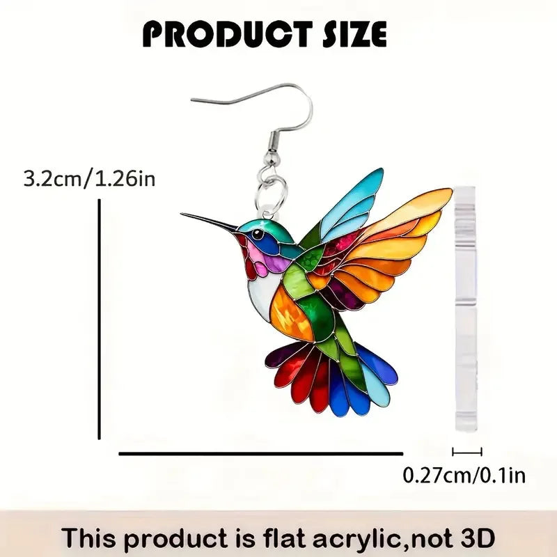 Prestige Élégance™ – Boucles d’Oreilles Colibri Signature