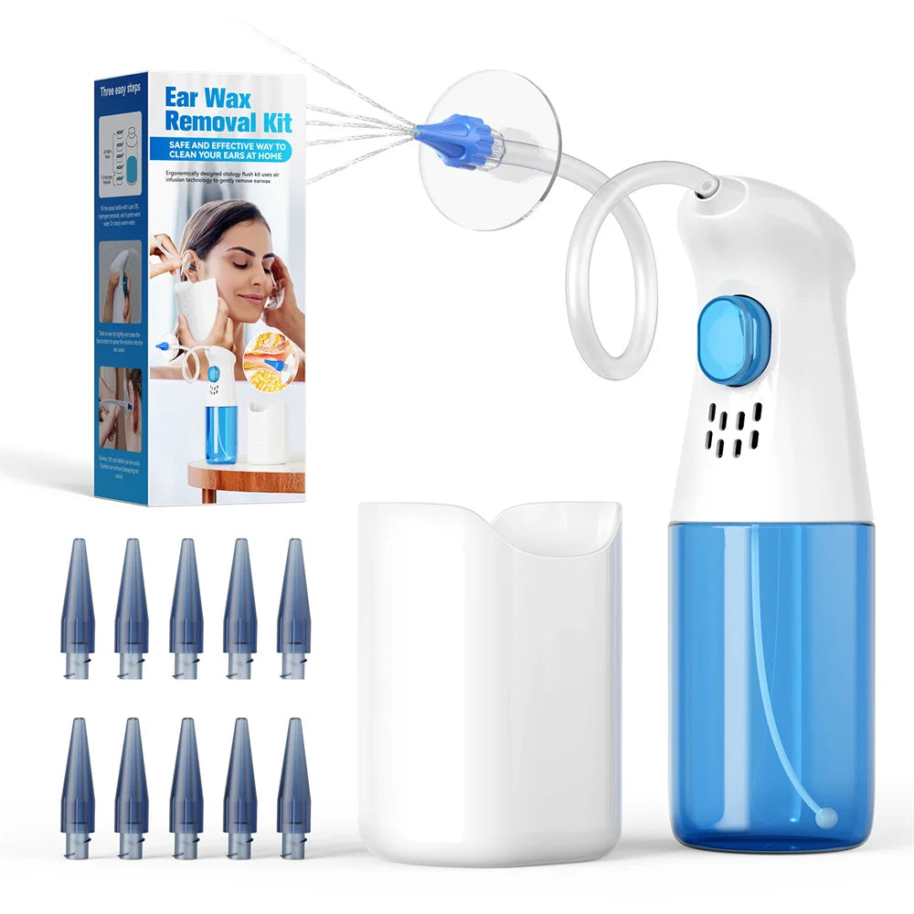 ✨ HydroClean Luxe™ – Kit Professionnel d’Élimination du Cérumen