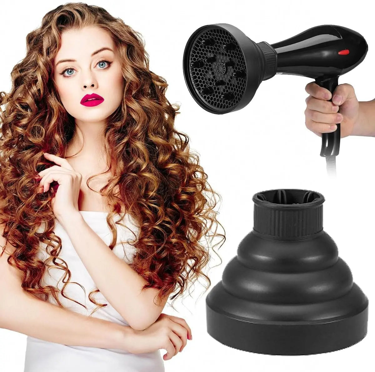 ✨ Diffuseur Universel en Silicone pour Sèche-Cheveux
