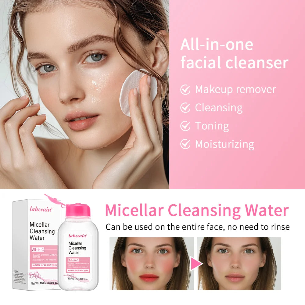 Démaquillant Micellaire Éclat & Hydratation – Nettoyage Profond du Visage 100 ml