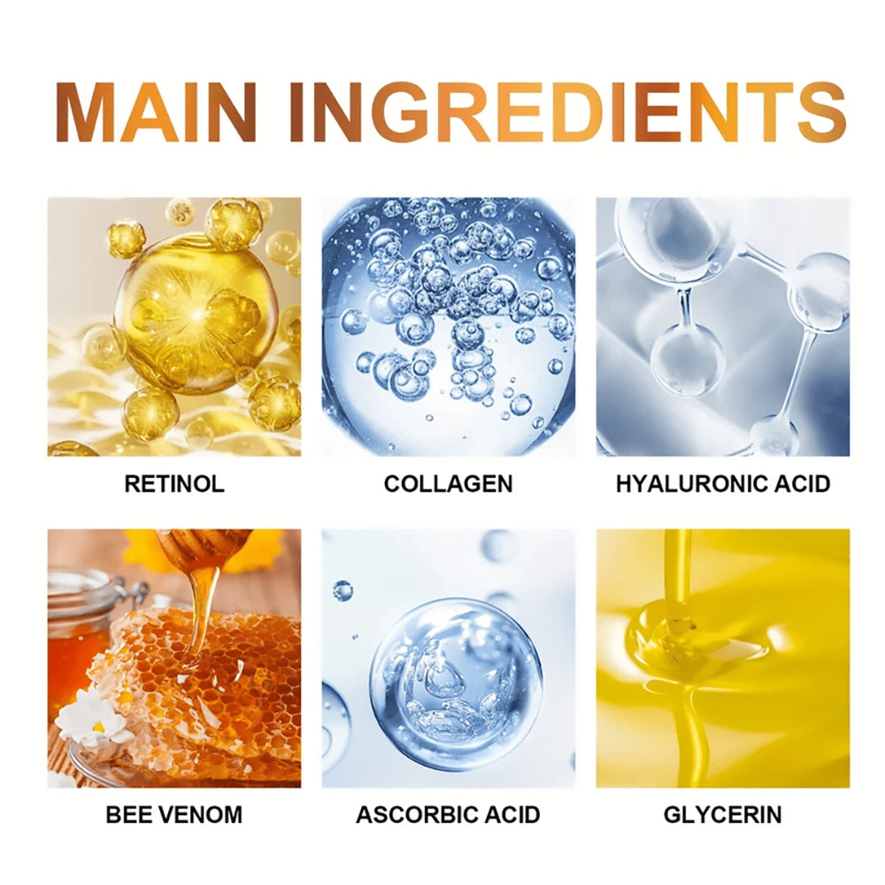 Crème Visage Effet Botox – Soin Anti-Rides Raffermissant & Hydratant Jour et Nuit