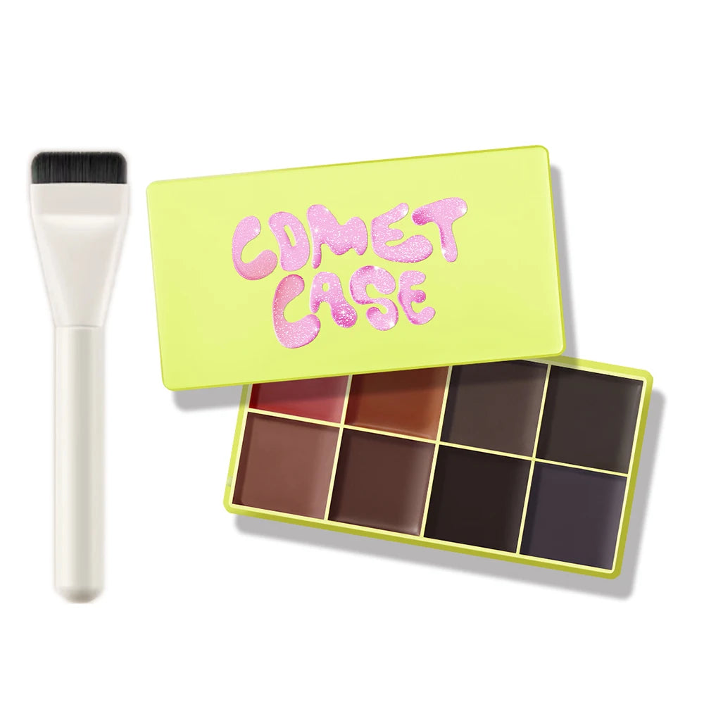 Éclat Paris™ – Palette Visage & Regard 4-en-1 | Fini Satiné • Longue Tenue • Haute Pigmentation