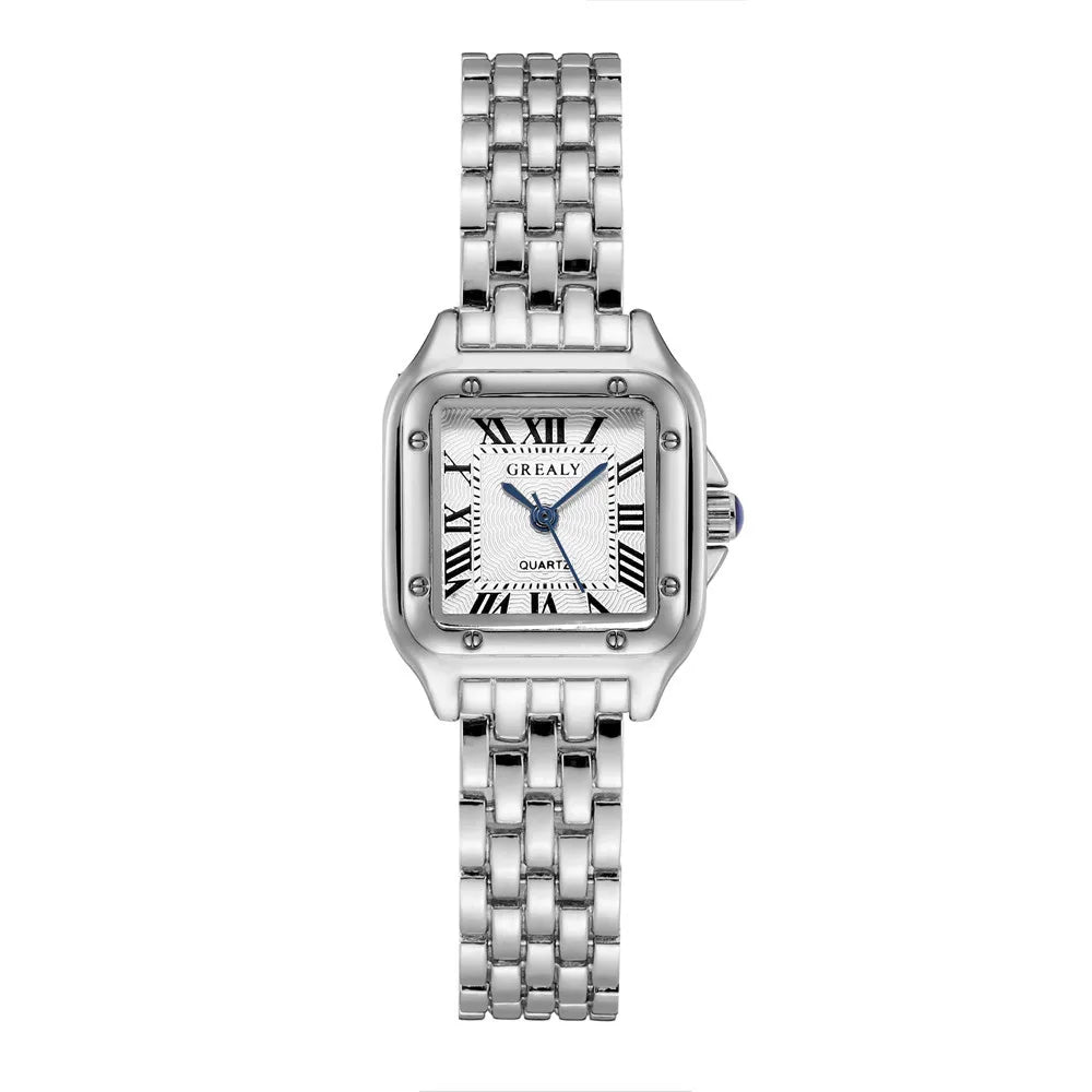 Montre Femme Éclat Impérial – Acier & Cristaux Raffinés