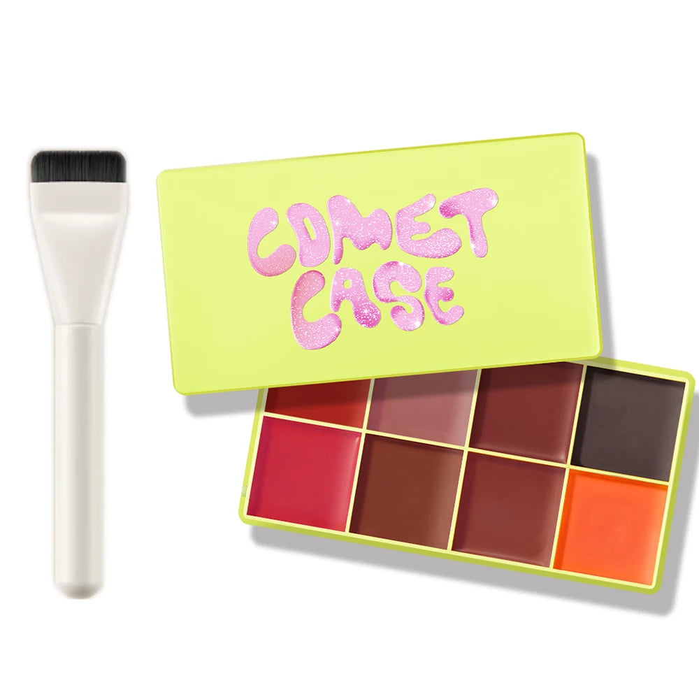 Éclat Paris™ – Palette Visage & Regard 4-en-1 | Fini Satiné • Longue Tenue • Haute Pigmentation